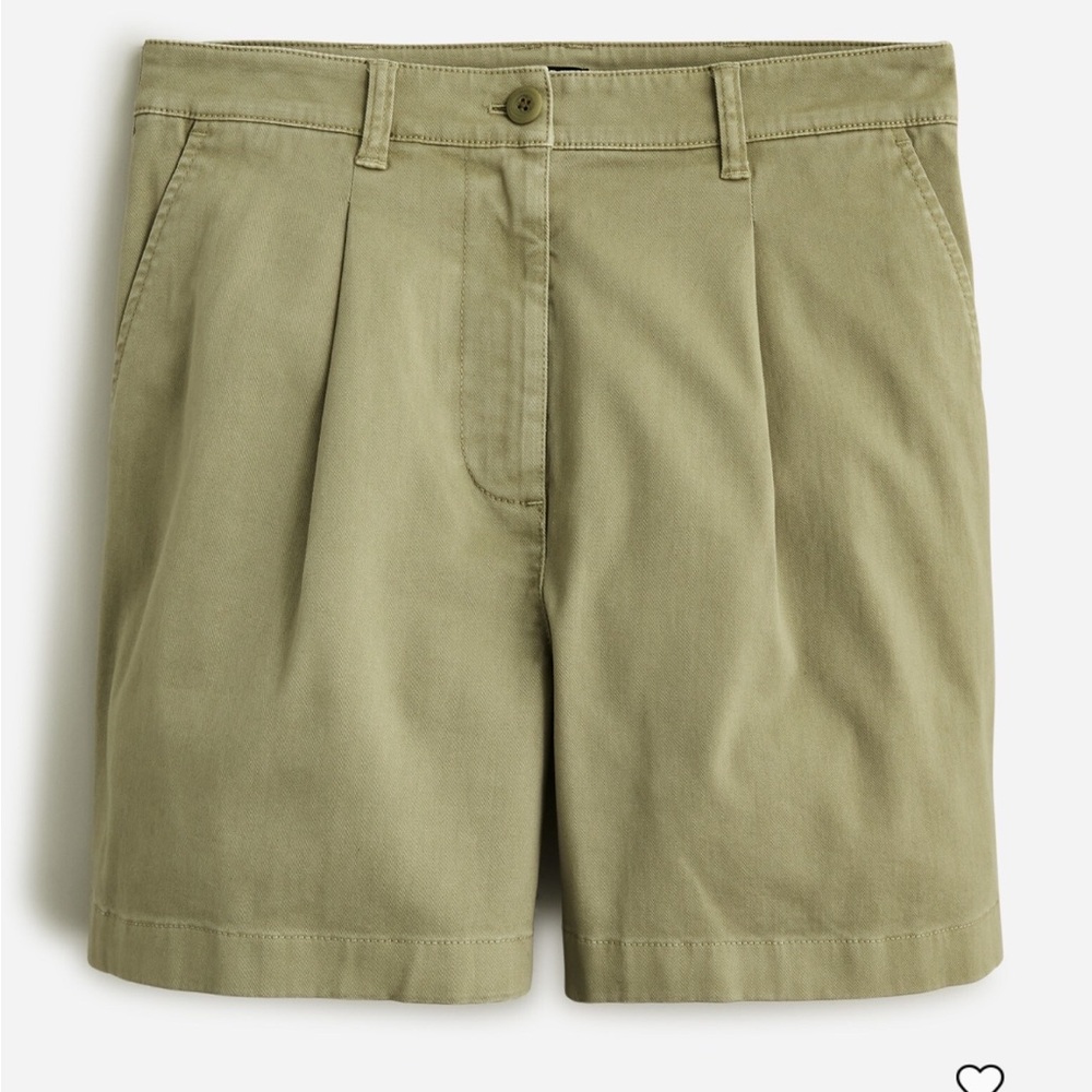 Jcrew pleated capeside chino shorts